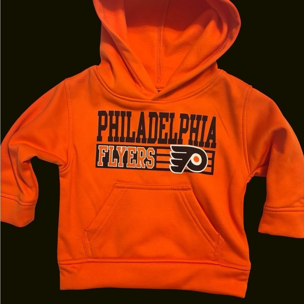 NHL Philadelphia Flyers Kids Orange Hoodie